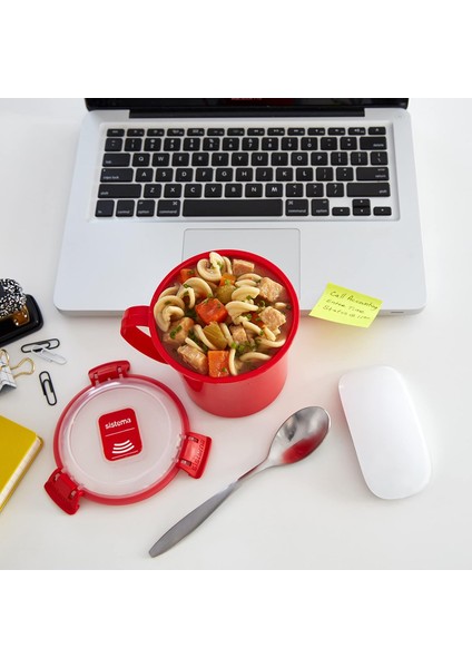 Ultra Square Çorba Kabı, Orta Boy, 656 Ml, Buhar Delikli Mikrodalga Gıda Kabı, Bpa Içermez, Kırmızı Veya Şeffaf, 1 Adet, Plastik fiyatları