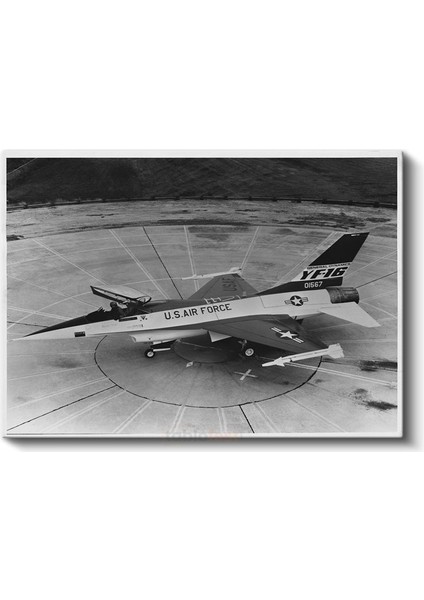 F-16 Savaş Uçağı - Klasik Amerikan Askeri Jet Kanvas Tablo fiyatları