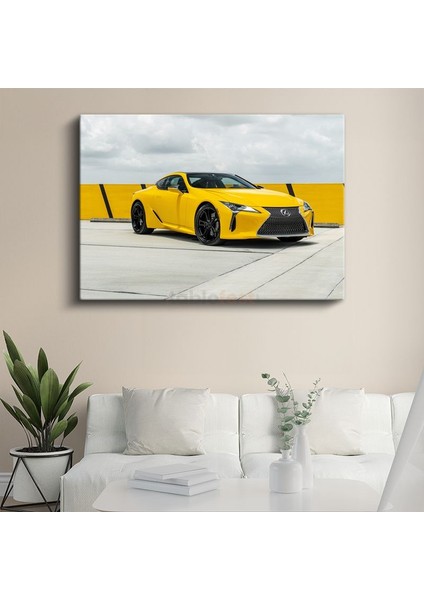 Lexus LC500 - Japon Lüks Spor Coupe Kanvas Tablo