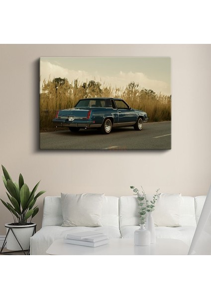Oldsmobile Cutlass - Klasik Amerikan Kupesi Kanvas Tablo