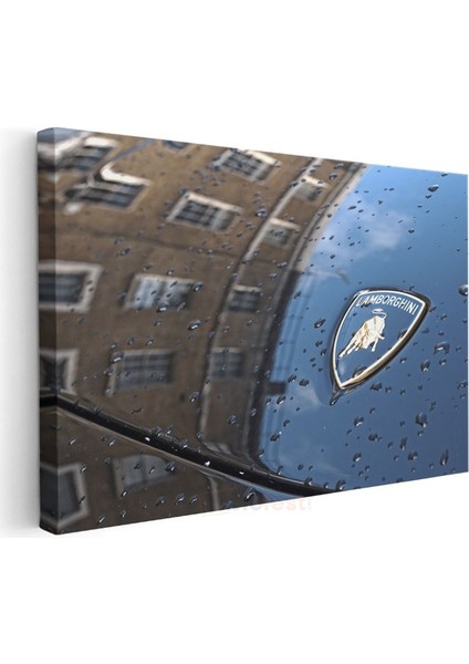 Lamborghini Amblem - Italyan Süper Otomobil Logosu Kanvas Tablo modelleri