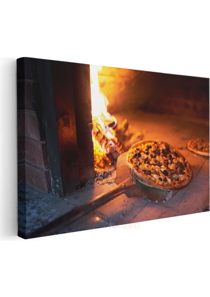 Taş Fırın Pizza - Italyan Mutfağının Ateşi Kanvas Tablo modelleri