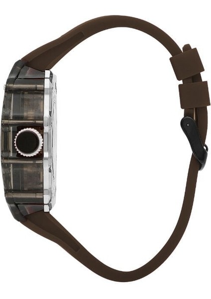 LC07980.066 Erkek Kol Saati | 45 mm Kahverengi Iskelet Kadran, Otomatik Mekanizma, Modern Sportif Tasarım modelleri