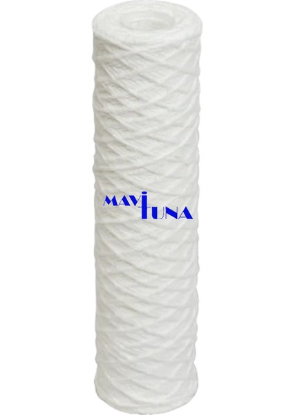 10″ Inç (25,4 Cm) Ip Iplik Sargılı Su Arıtma Kartuş Filtresi – Standart 10"×2.5″