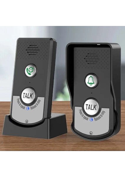 Telsiz Uzun Menzilli Kablosuz Kapı Zili Ünitesi Su Geçirmez Interkom Elektronik Kablosuz 2 Yönlü Ses Iletimi modelleri