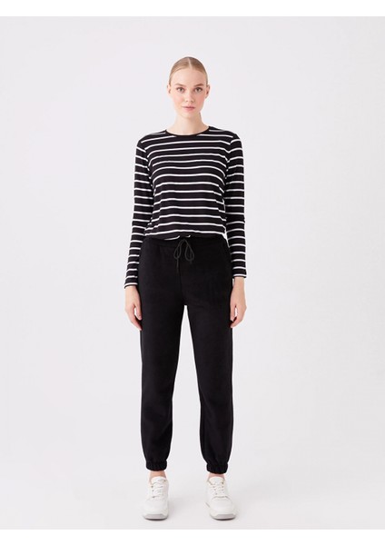 Lcwaıkıkı Basic Siyah Kadın Beli Lastikli Düz Eşofman Altı fiyatları