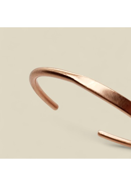 Saf Bakır Orta Ezme Bileklik