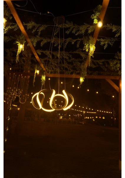 Avize Orbis Siyah Ultra Süper Gün Işığı Ledli Sarkıtma (30CM) fiyatları