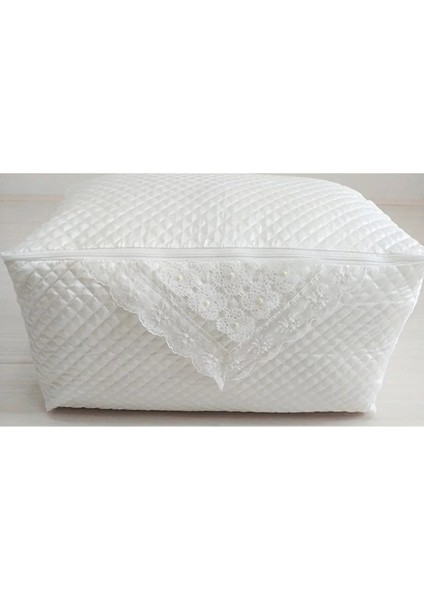 Incili Saten Beyaz Yorgan Yastık Kazak Hurcu Kapitoneli Çeyizlik Boçalık Büyük Orta Küçük Boy fiyatları