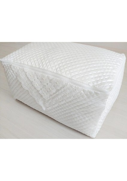 Incili Saten Beyaz Yorgan Yastık Kazak Hurcu Kapitoneli Çeyizlik Boçalık Büyük Orta Küçük Boy indirimleri