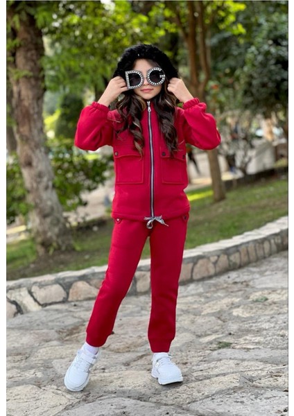 Kız Çocuk 3 Iplik / Şardonlu / Alt Üst Takım