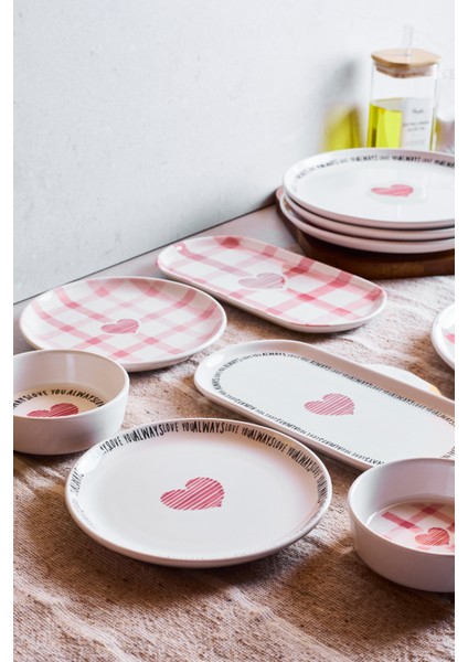 Hearts 10 Parça 4 Kişilik Kahvaltı Takımı fiyatları