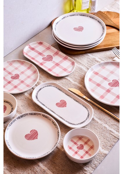 Hearts 10 Parça 4 Kişilik Kahvaltı Takımı modelleri