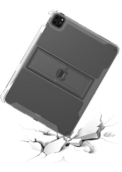 Apple iPad 8 10.2'' Kılıf Kickstand Darbe Korumalı Dropcase Kalemlikli Tpu Tank Silikon fırsatları