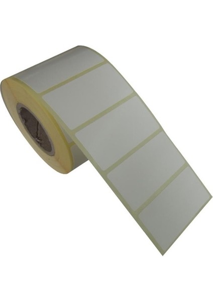 Termal Barkod Etiketi 30X60 1000LI Beyaz - 3 Adet
