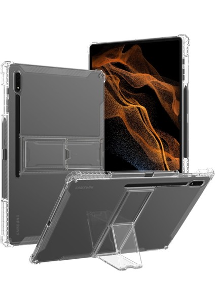 Samsung Galaxy Tab S9 Ultra 14.6'' SM-X910 Kılıf Kickstand Darbe Korumalı Dropcase Kalemlikli Tpu Tank Silikon modelleri