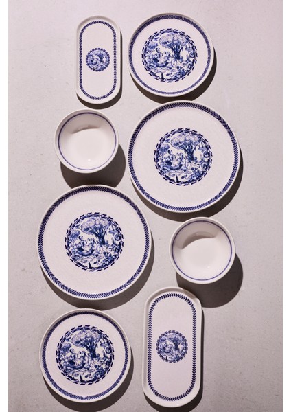 French Vintage 8 Parça 2 Kişilik Yemek Takımı indirimleri