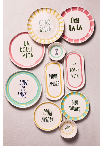 La Dolce Vita 10 Parça 4 Kişilik Kahvaltı Takımı