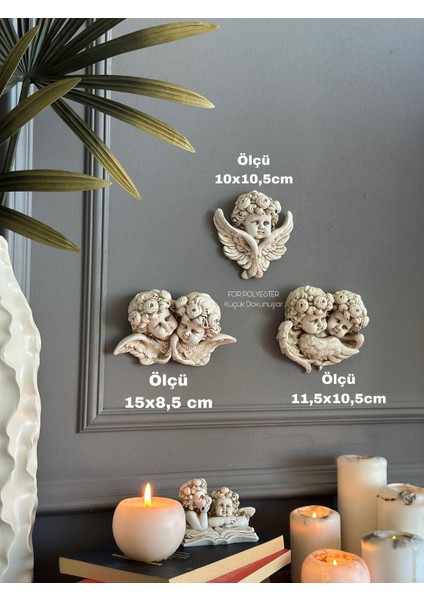Duvar Meleği 3’lü Biblo Takım /aksesuar/ev/ofis/dekor/duvar Dekorasyon/kombin fiyatları