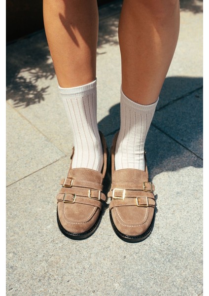 Hakiki Deri Rugan Loafer Kadın Ayakkabısı 25HSY503 fiyatları