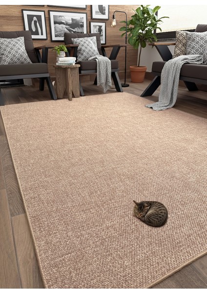 Milla Naturel Jüt Halı Örme Kilim Sisal Hasır Halı Mutfak Balkon Halısı