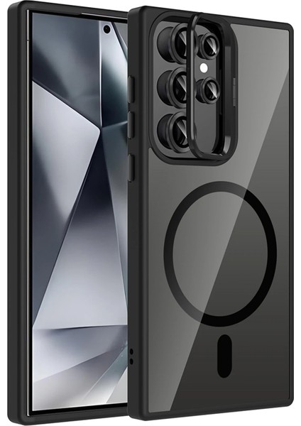 Galaxy S25 Ultra ile Uyumlu Joko Remim Lens Koruyuculu Magclick Standlı Premium Kapak – Darbe Emici, Şık ve Çok Fonksiyonlu Tasarım