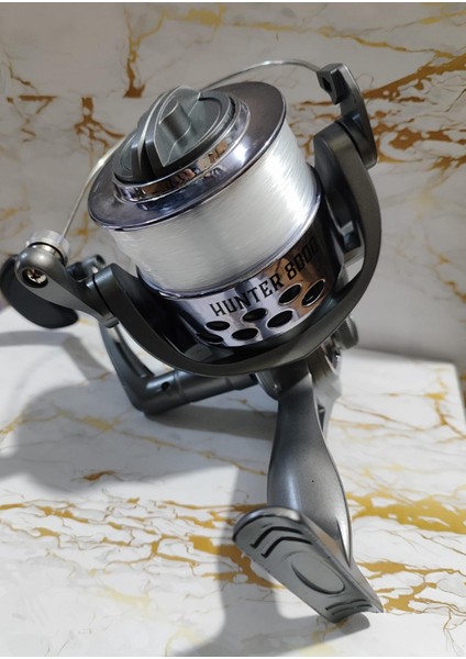 Zeycamping 8000 Lik Surf Kıyı Tekne Göl Baraj Olta Makinası (150 Metre O.30 Misina Sarılı )