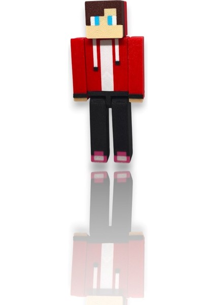 Minecraft - Mikey ve Jj 12 cm Oynar Kol ve Bacak, Boya Yok