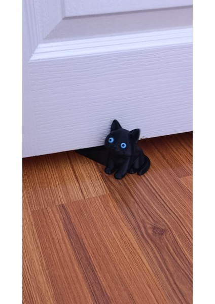 Kapı Stoperi / Dekoratif & Kaymaz Taban / Kedi Figürlü / Kapı Tutacağı