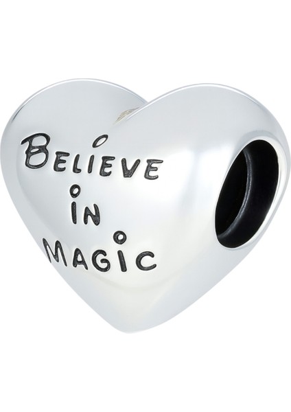 Mucizelere Inan Öpüşen Sevgililer Charm | 925 Ayar Gümüş