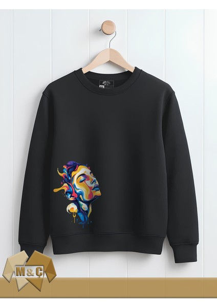M.ç Store Exclusive Limited Kadın Swaetshirt Uzun Kollu Şık ve Trend Özel Tasarım