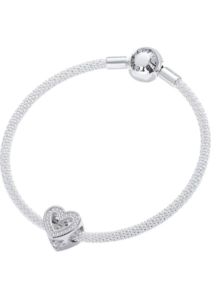 Otantik Kalp Charm | 925 Ayar Gümüş modelleri
