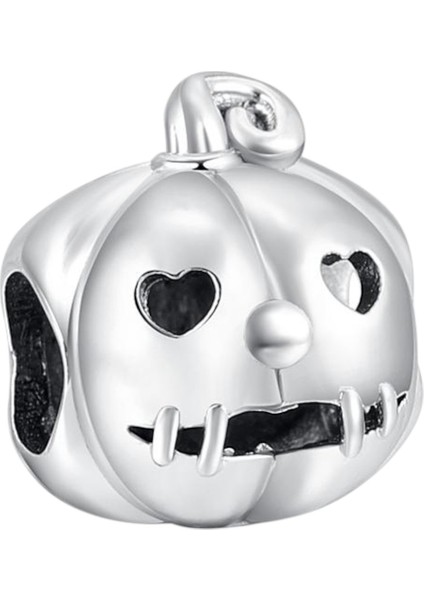 Balkabağı Cadılar Bayramı Charm | 925 Ayar Gümüş