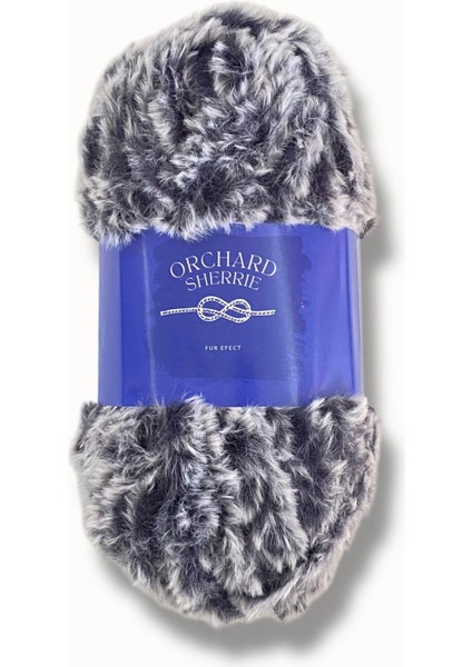 Sherrie Tavşan Tüyü Dokulu Kürk Görünümlü Örgü Ipliği 71