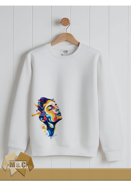 M.ç Store Exclusive Limited Kadın Swaetshirt Uzun Kollu Şık ve Trend Özel Tasarım