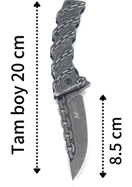 Kamp Outdoor Mtech Zincir Işlemeli Çakı 20 cm Kilitli Kemer Aparatlı fırsatları