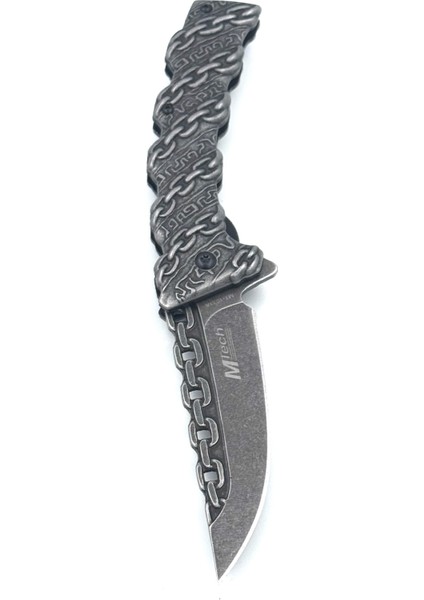 Kamp Outdoor Mtech Zincir Işlemeli Çakı 20 cm Kilitli Kemer Aparatlı