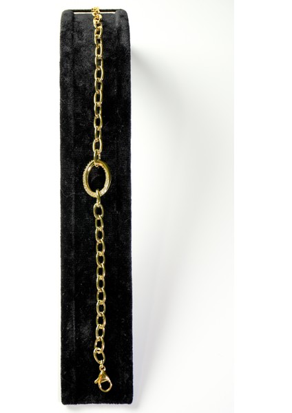 Zincir Gold Çelik Bileklik