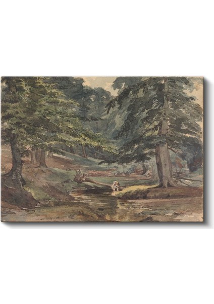 Thomas Gainsborough - Orman Deresi Kanvas Tablo fiyatları