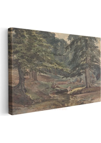 Thomas Gainsborough - Orman Deresi Kanvas Tablo modelleri