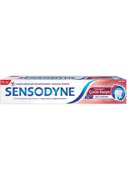 Hassasiyet + Çürük Karşıtı Diş Macunu 75 ml x 4 Adet fiyatları