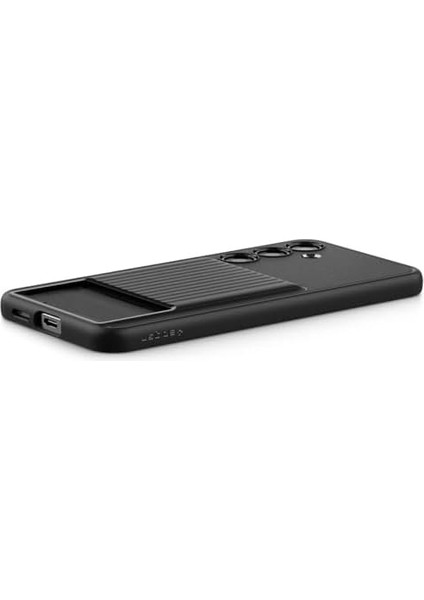 Galaxy S24 Kılıf Liquid Slot Kickstand Matte Black - ACS07360 fiyatları