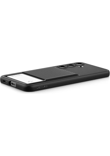 Galaxy S24 Kılıf Liquid Slot Kickstand Matte Black - ACS07360 modelleri