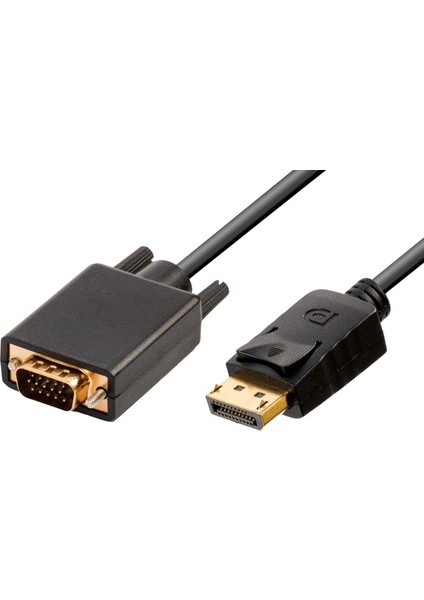 MN319K Displayport To Vga/1.8m – Pc, Monitör, Tv ve Projeksiyon Bağlantısı-Displayport Vga Kablo