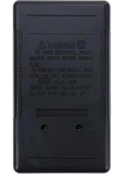 Dijital Avometre Multimetre Ölçü Aleti Akım Voltaj Direnç Ölçer