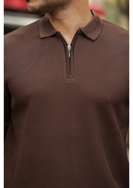 Erkek Selanik Örme Yakalı Uzun Kollu Triko modelleri