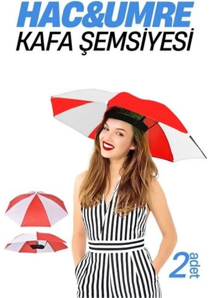 Modacar Hac Umre Kafa Şemsiyesi Güneş Koruma Şemsiyesi 2 Adet 1 fiyatları