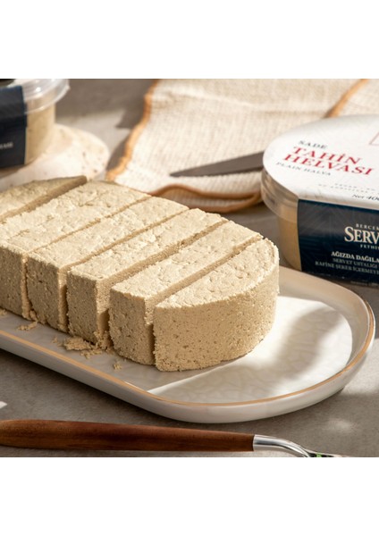 Servet Rafine Şeker İlavesiz - Sade Helva 400 gr