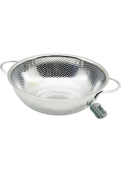 22CM Metal Kulplu Çelik Sepet Süzgeç Ince Tel Ayaklı (4887)