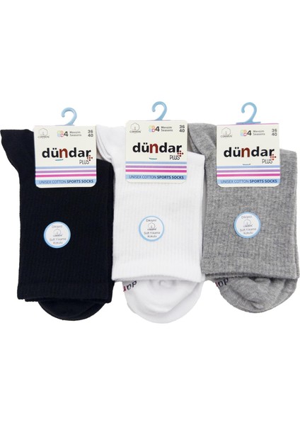 Unısex Pamuklu Sports Uzun Çorap 12'li 4 Mevsim fiyatları